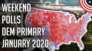 3 New 2020 Democratic Primary Polls - Biden and Bernie Remain 1 & 2 - January 2020