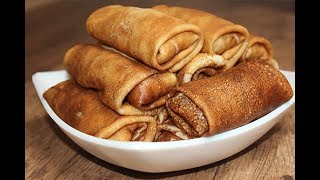 Блинчики с ветчиной и сыром