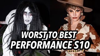 BEST PERFORMANCE RECORD | Drag Race Season 10