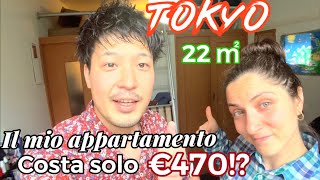 Vivere a Tokyo Giappone costa solo €470 per 22㎡ - home tour [Kitasenju]