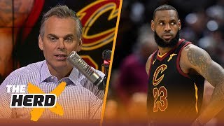 Colin Cowherd on LeBron and Ben Simmons after their first games of the 2018 NBA Playoffs | THE HERD