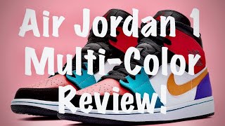 Air Jordan 1 Mid Multicolor Sneaker Review!