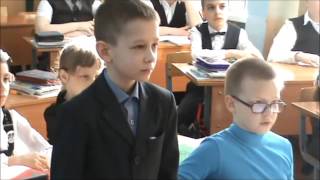 Фрагмент урока на конкурс "Лучший учитель начальных классов - 2016" Комар Галина Александровна