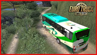 Perjuangan Dari barat menuju Pulau Papua untuk mendaki bukit yang indah - ETS 2 Mod Indonesia