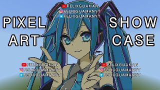 Minecraft Pixel Art Showcase - Hatsune Miku