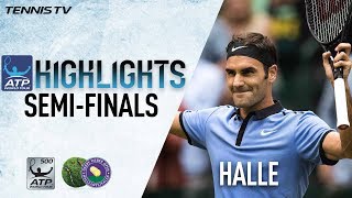 Highlights: Roger Federer, Alexander Zverev Advance To Halle Final 2017