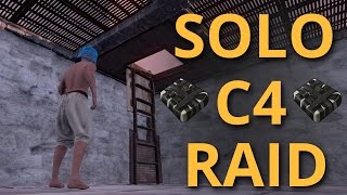 Solo Survival #27.5 - 3V1 SOLO C4 RAID!