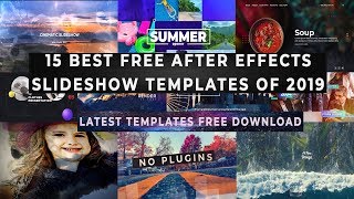 Free After Effects Slideshow Templates - 15 Latest Slideshow Templates 2019