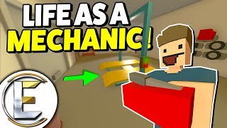 LIFE AS A MECHANIC! - Unturned Roleplay (Fixing And Repairing Damaged Cars On A RP Server)