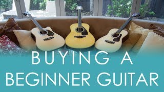 Buying a beginner guitar - a guide