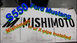 Mishimoto S550 Ford Mustang GT X-Pipe or H-Pipe Installed
