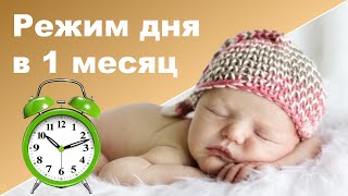 РЕЖИМ ДНЯ НОВОРОЖДЕННОГО ♥ Режим дня в 1 месяц