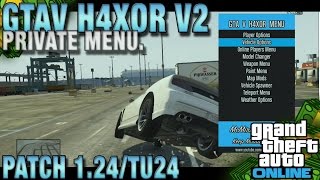 GTA 5 "Mod Menu" TDB & Cookies (H4XOR v2) Insane!! "GTA 5 Mod Menu" Patch 1.24/TU24