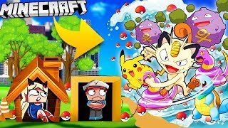 BAZA VS TSUNAMI POKEMONÓW - MINECRAFT TSUNAMI CHALLENGE | Vito VS Bella