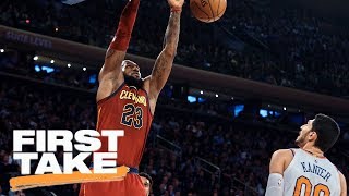 First Take reacts to the Cavaliers' 104-101 victory over the Knicks | First Take | ESPN