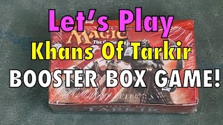 MTG - Let's Play! Khans of Tarkir BOOSTER BOX GAME! Magic: The Gathering Crack Open a Box of packs!