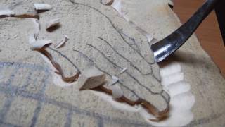 Cut out the hands.Вырезаем руки. Резьба по дереву, этапы резьбы, уроки для начинающих и не только.