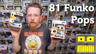 Funko Pops (Mega Epic $1400) 81 Funko Pop Figure Haul