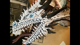 Papermache Red Dragon Full Body
