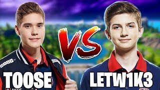TOOSE И LETW1K3 ИГРАЮТ 1НА1 БИЛДФАЙТ | ТУЗ ПРОТИВ ЛЕТВИКА