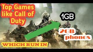 Top games like call of duty mobile||Cod||1gb,2gb Ram||2019||playwaygamer.
