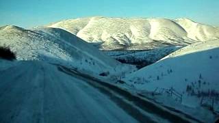 Тенькинские перевалы. Дорога Магадан-Омчак.