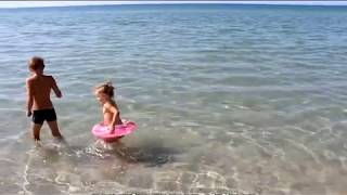 Поповка Крым 2017 море, пляж