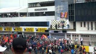 Formula 1 Grand Prix Hungaroring 2011 Финиш гонки и награждение Finish race