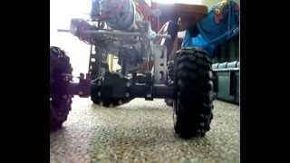 homemade simple truck chassis with drill motor