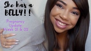 She's got a belly! | Pregnancy Update: Week 21-22 | All These Things TV