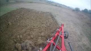 john deere 6150r - ploughing (οργωμα καλαμιας με αροτρο φουκας)