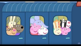 Peppa Pig Świnka Peppa po Polsku | Podróż pociągiem z Świnką Peppa | Bajki Po Polsku