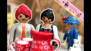 Playmobil Film - Martina wird über den Tisch gezogen - Kindervideo deutsch mit Spielfiguren
