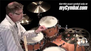 Sabian 16" B8 Pro O-Zone Crash Cymbal - Played by Greg Zeller (31600B-1041012B)