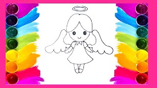 КАК НАРИСОВАТЬ АНГЕЛА || HOW TO DRAW AN ANGEL