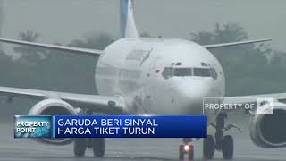 Garuda Beri Sinyal Harga Tiket Turun