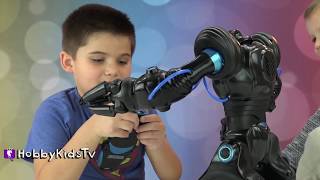 Walking ROBOT! Robos Apien Remote Control Robot!  HobbyKidsTV
