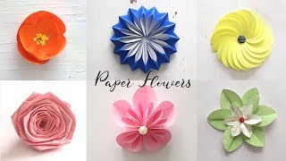 Best of Last Summer 6 Easy Paper Flowers | DIY Craft Ideas