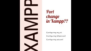 Port change in Xampp Server | MySQL service start error resolved