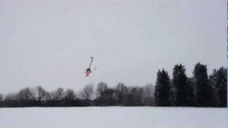 T-Rex 550e DFC In The Snow