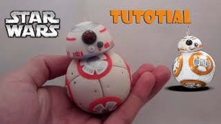 How to make a BB-8 polymer clay / Cold porcelain tutorial | Como hacer a BB-8 en porcelana fría