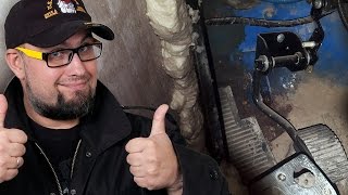 Тросик газа на УАЗ 469 и запенивание ворот
