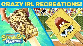MORE Crazy IRL Recreations! Chocolate With Nuts ?? | #SpongeBobSaturdays