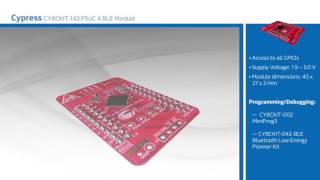 New at Mouser - Cypress CY8CKIT-143 PSoC 4 BLE Module