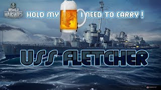 Fletcher 232K damage CARRY plus 7 achievements || World of Warships
