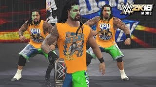 WWE 2K Mods - Roman Reigns Joins the Usos