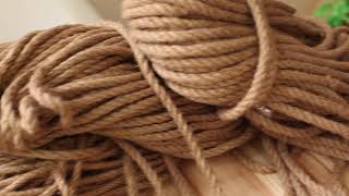 Бечевка джут для рукоделия и декора / Видеообзор / МК, DIY, поделки своими руками