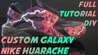 How to customize Nike Air Huraches Full Tutorial