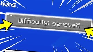 NOUVELLE DIFFICULTÉ DANS MINECRAFT 1.13 : DIFFICULTÉ INVERSÉE !