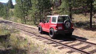 Chevy Tracker, Speeder or Hi-Rail ?? Who needs guide wheels.